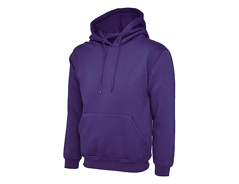 Uneek Ladies Deluxe Hooded Sweatshirts - Purple
