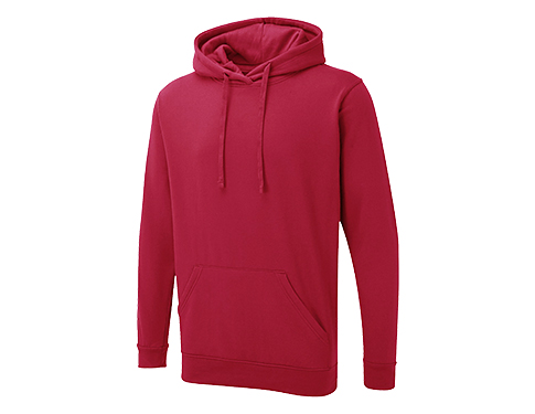  Uneek Genesis Hooded Sweatshirts - Red