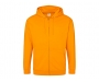 AWDis Fashion Zipped Hoodies - Orange Crush