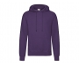 Fruit Of The Loom Classic Hooded Sweatshirts - Purple