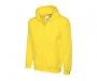 Uneek Adults Classic Full Zipped Hooded Sweatshirts - Yellow