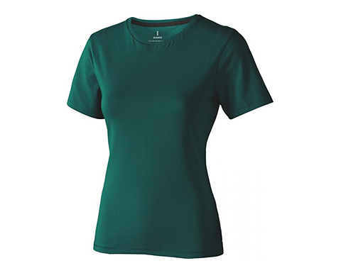 Liberty Short Sleeve Women's Soft Feel T-Shirts - Forest Green