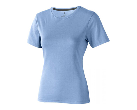 Liberty Short Sleeve Women's Soft Feel T-Shirts - Light Blue