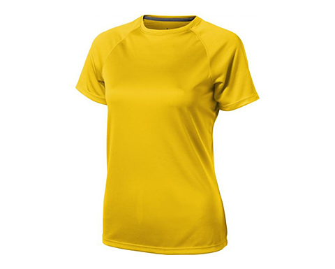Touchline Cool Women's Fit T-Shirts - Yellow