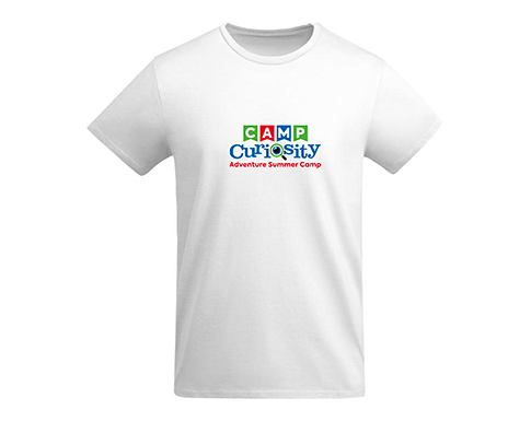 Roly Breda Organic Cotton Kids T-Shirts - White