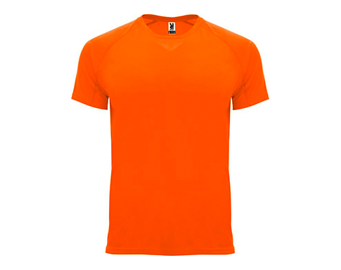 Roly Bahrain Performance T-Shirts - Fluorescent Orange