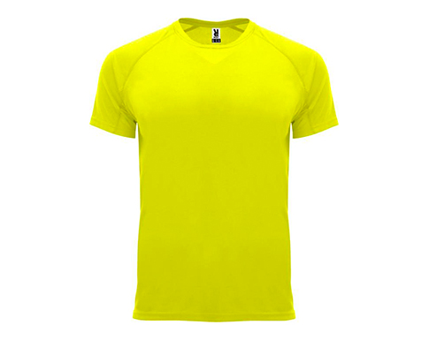 Roly Bahrain Performance T-Shirts - Fluorescent Yellow