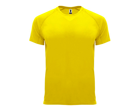 Roly Bahrain Performance T-Shirts - Yellow