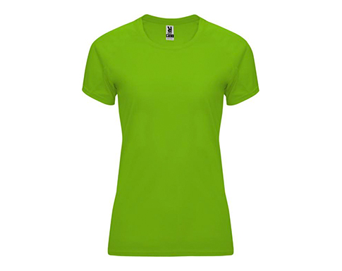 Roly Bahrain Womens Performance T-Shirts - Lime