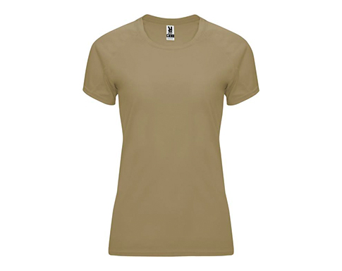 Roly Bahrain Womens Performance T-Shirts - Sand