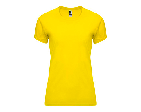 Roly Womens Bahrain Performance T-Shirts - Yellow