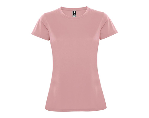 Roly Montecarlo Womens Performance T-Shirts - Pink