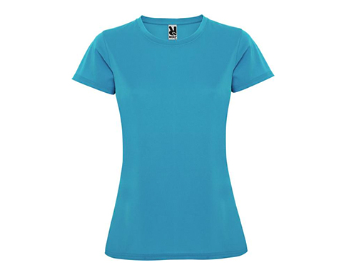Roly Montecarlo Womens Performance T-Shirts - Turquoise