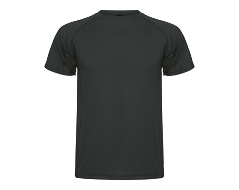 Roly Montecarlo Performance T-Shirts - Dark Lead