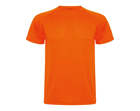 Roly Montecarlo Performance T-Shirts - Fluorescent Orange