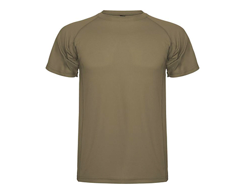 Roly Montecarlo Performance T-Shirts - Sand