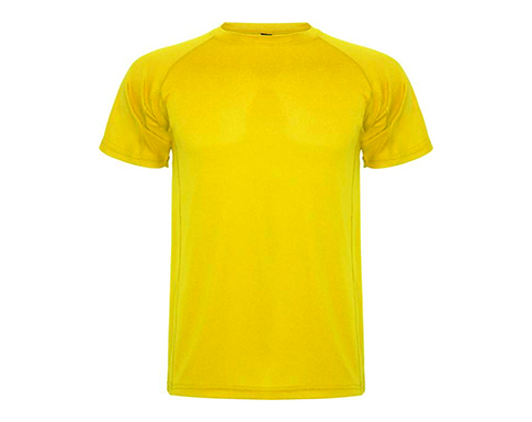 Roly Montecarlo Performance T-Shirts - Yellow
