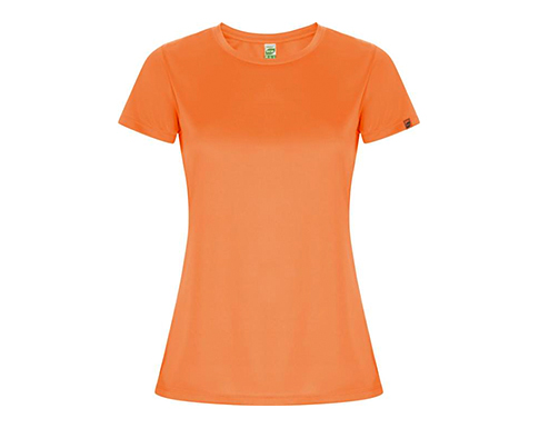 Roly Imola Womens Sport Performance T-Shirts - Fluorescent Orange