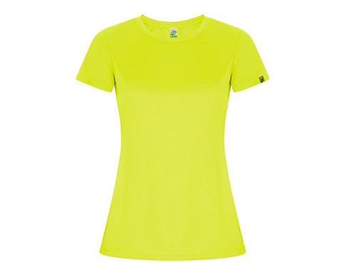Roly Imola Womens Sport Performance T-Shirts - Fluorescent Yellow