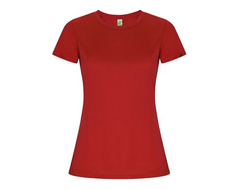 Roly Imola Womens Sport Performance T-Shirts - Red