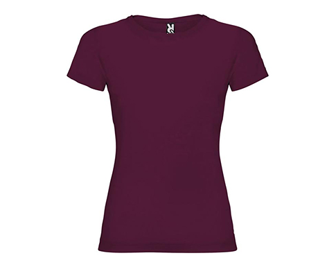 Roly Jamaica Womens T-Shirts - Burgundy