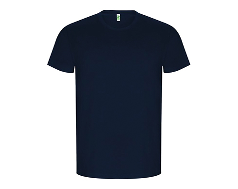 Roly Golden Organic Cotton T-Shirts - Navy Blue