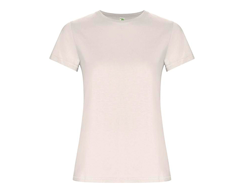 Roly Golden Womens Organic Cotton T-Shirts - Vintage White