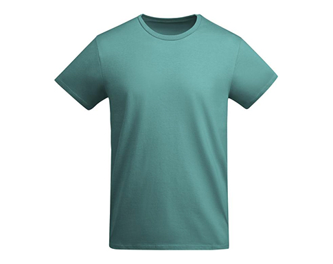 Roly Breda Organic Cotton T-Shirts - Dusty Blue