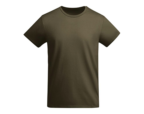 Roly Breda Organic Cotton T-Shirts - Military Green