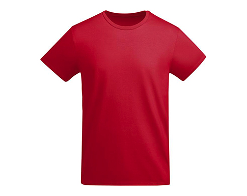 Roly Breda Organic Cotton T-Shirts - Red