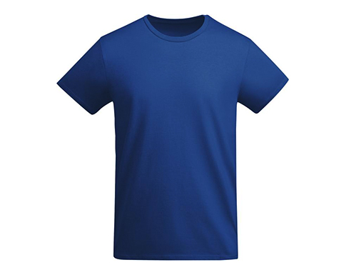 Roly Breda Organic Cotton T-Shirts - Royal Blue