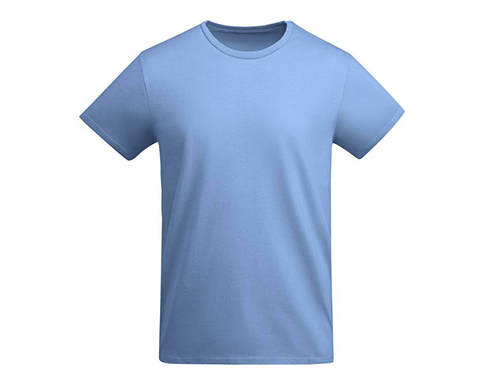 Roly Breda Organic Cotton T-Shirts - Sky Blue