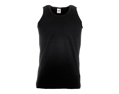 Fruit Of The Loom Value Weight Vests - Black