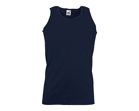 Fruit Of The Loom Value Weight Vests - Navy Blue