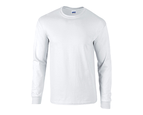 Gildan Ultra Long Sleeved T-Shirts - Ash