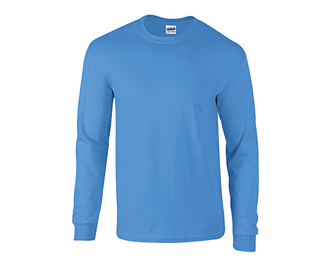 Gildan Ultra Long Sleeved T-Shirts - Carolina Blue