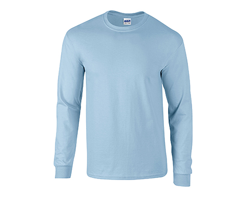 Gildan Ultra Long Sleeved T-Shirts - Light Blue