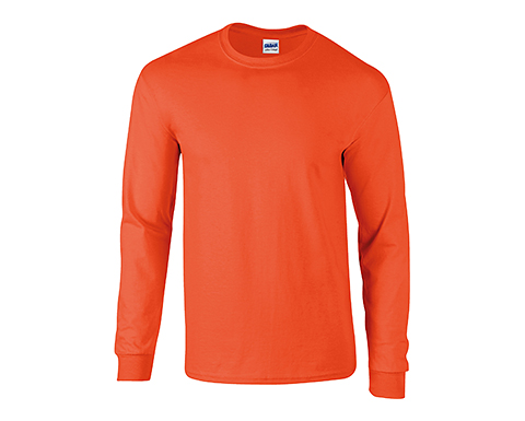 Gildan Ultra Long Sleeved T-Shirts - Orange
