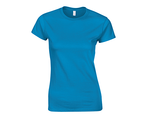Gildan Softstyle Ringspun Women's T-Shirts - Antique Sapphire