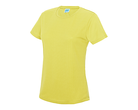 AWDis Performance Women's T-Shirts - Electric Yellow