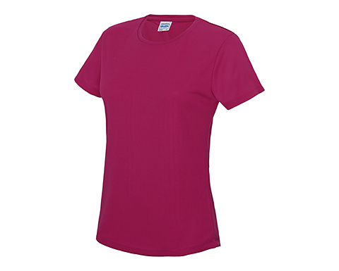 AWDis Performance Women's T-Shirts - Hot Pink