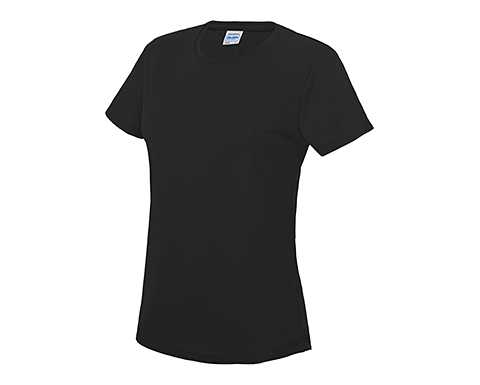AWDis Performance Women's T-Shirts - Black