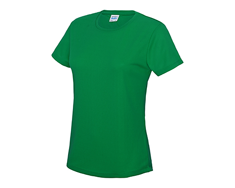 AWDis Performance Women's T-Shirts - Kelly Green