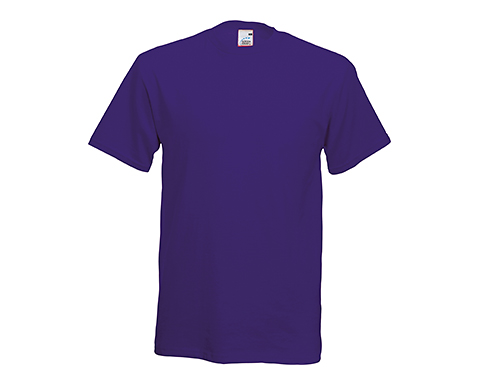 Fruit Of The Loom Original T-Shirts - Purple