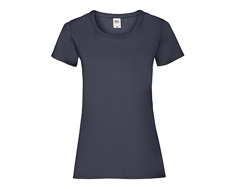 Fruit Of The Loom Value Weight Women's T-Shirts - Deep Navy