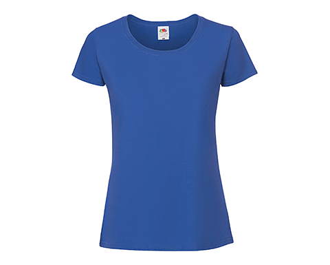 Fruit Of The Loom Ringspun Women's T-Shirts - Royal Blue