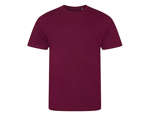 AWDis Cascade Organic T-Shirts - Burgundy