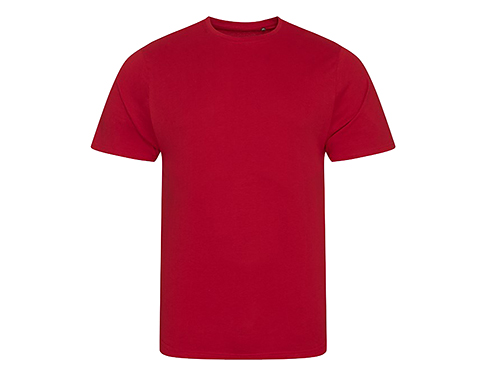 AWDis Cascade Organic T-Shirts - Fire Red