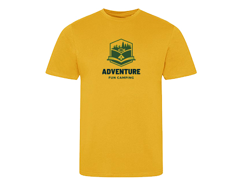 AWDis Cascade Organic T-Shirts - Mustard