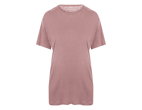 AWDis Daintree EcoViscose Organic T-Shirts - Dusty Pink